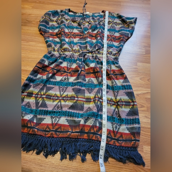 ROXY Pendelton Dress Coverup, Large - Picture 6 of 9